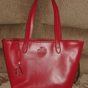 Ralph Lauren Red Purse